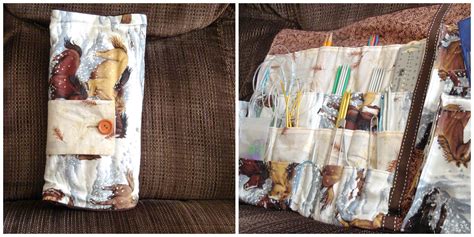 DIY Knitting Needle Carrying Case