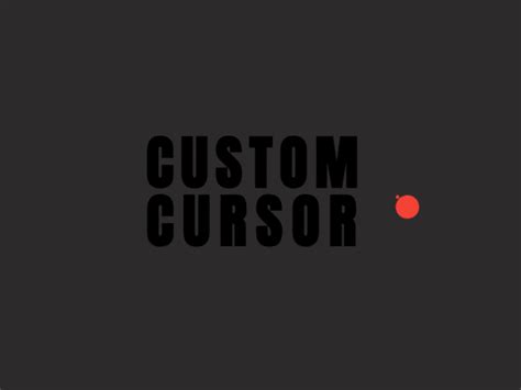 How to Make a Custom Cursor HTML 的图像结果