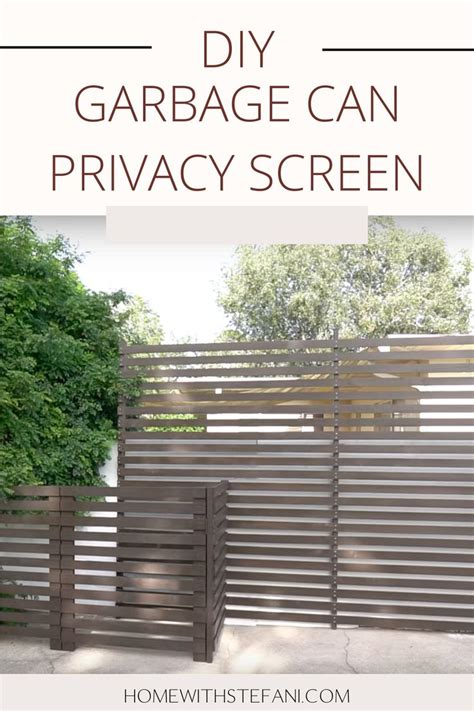 Image result for Garbage Can Privacy Screen