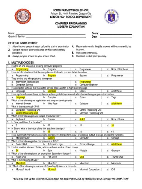 Image result for MCQ Questions On Coding