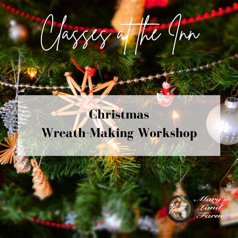 [SOLD OUT] Christmas Wreath-Making Workshop - Mary's Land Farm