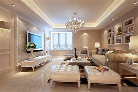 简欧风格三居室210平米32万-富力城B区装修案例-北京房天下家居装修网