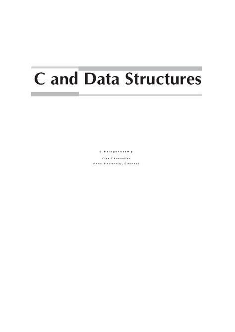 C and Data Structures: Program Examples and Source Code - Studocu