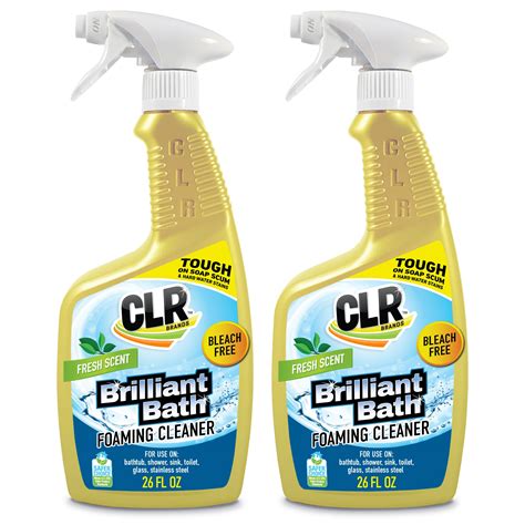 CLR Brilliant Bath Foaming Bathroom Cleaner Spray - For Use On Toilet ...