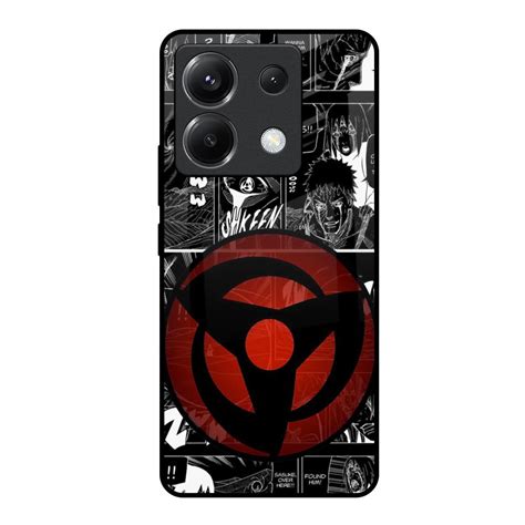 Sharingan Poco X6 5G Glass Back Cover - Flat 35% Off On Poco X6 5G Back ...