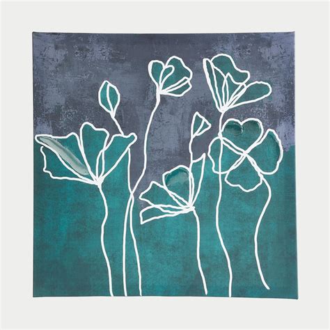 Buy Breeza Art Set of 3 MDF Floral Picture Frames - 40x40cm from Home ...