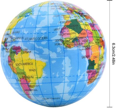 Zoshnih World Map Stress Balls,Globe Squeezable Foam | Ubuy India
