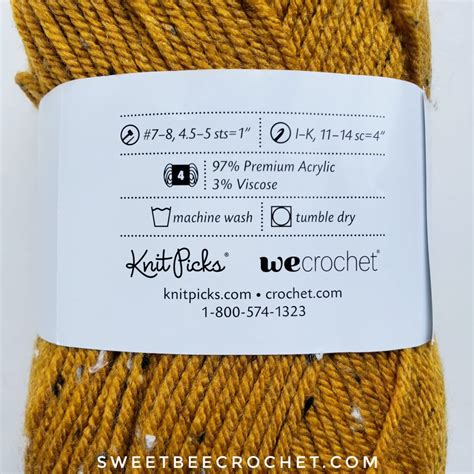 Brava Tweed Worsted Weight- Yarn Review - Sweet Bee Crochet