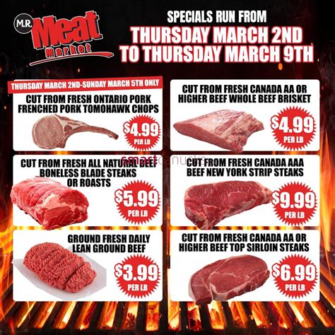 M.R. Meat Market Flyer March 2 to 9
