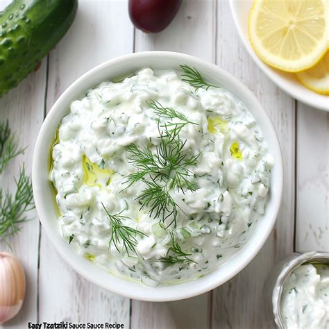 Easy Tzatziki Sauce Recipe: Ignite Your Taste Buds! - The Fresh Man cook