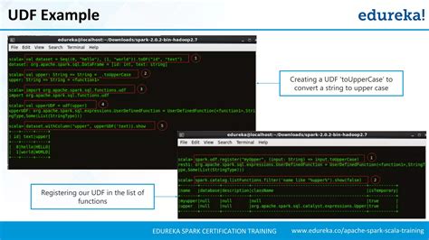 Spark SQL Tutorial Edureka 的图像结果