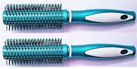 HRRH Hair Round Rolling Curling Comb Hair Brush for Women and Men ...