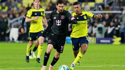 Is Lionel Messi playing today for Inter Miami vs Nashville in Game 3 of ...