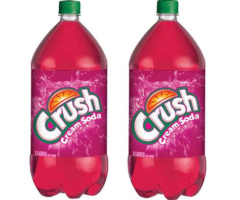 Crush Cream Soda Soft Drink 2 Bottles, 2 Litres / 67.6 Fluid Ounces