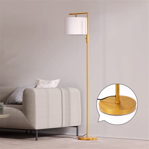 Buy SUNMORY Iron Modern Standing Lamp, Gold Floor Lamp for Living Room ...