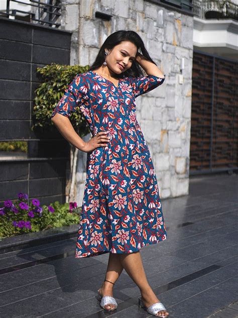 Hand Printed Pleated Dress – House of Suva