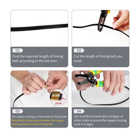 GT2 Timing Belt GT2 Open Loop Timing Belt 6mm Width – REES52