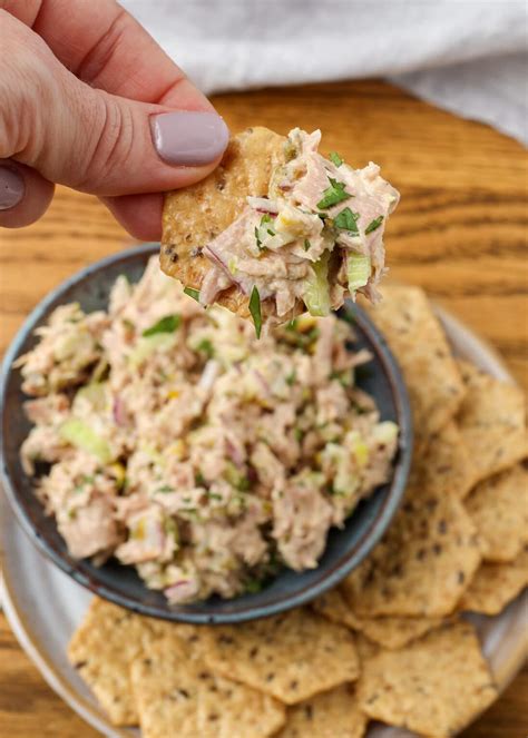 Spicy Tuna Salad - Barefeet in the Kitchen
