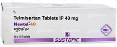 Newtel 40 Tablet 10: Uses, Side Effects, Price & Substitutes