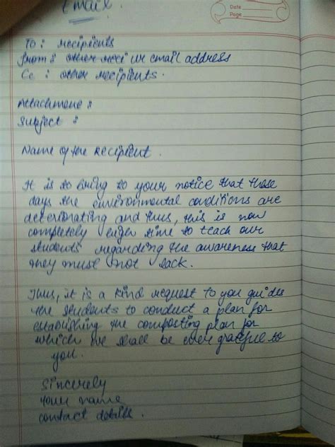 Write an email to a famous environmentalist requesting him to guide the ...