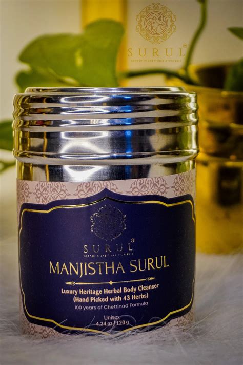 Ayurvedic Body Wash Powder: Manjistha Surul - Surul Chettinad
