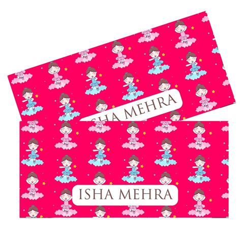 Personalised Money Envelopes - Little Ballerina Theme - Set of 20 ...