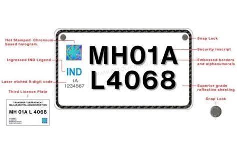 Maharashtra enforces high-security plates for pre-2019 vehicles ...