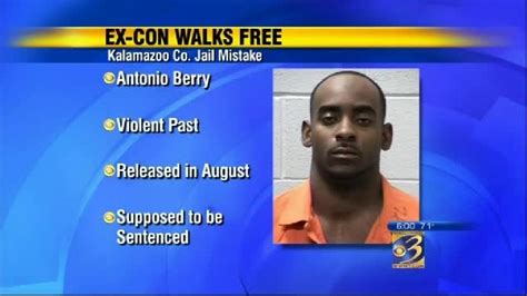 Kalamazoo Co. inmate freed from jail by mistake