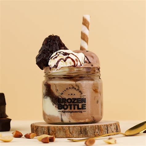 Milkshakes|Ice Cream|Sundaes|Boba Teas| 100% Veg – Frozen Bottle