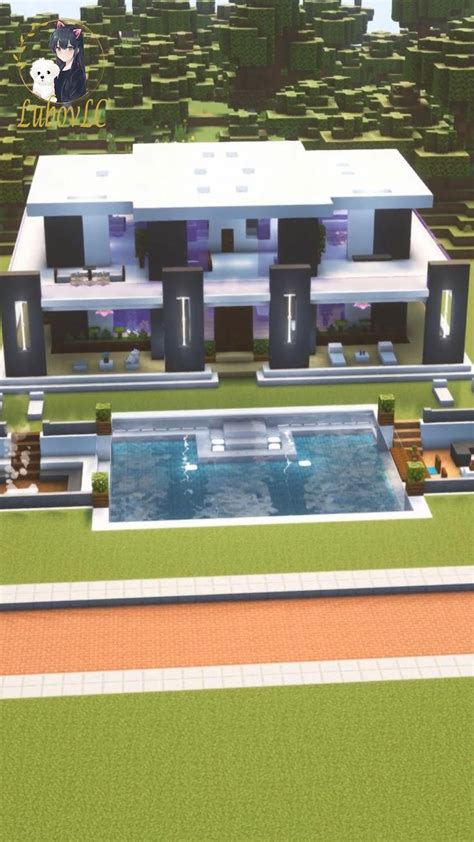 Image result for Minecraft Modern House Tutorial