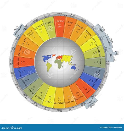 Gmt Time Zone Map