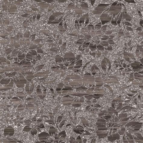 Elegant floral carved pattern on polished marble surface | Premium Photo