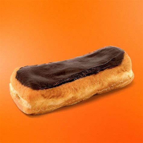 Chocolate Bavarian Cream Long John (Vegan) - Sandy's Donuts