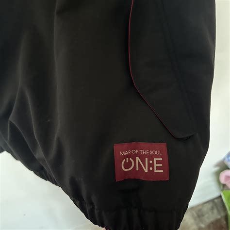 BTS Map of the Soul On:e Anorak Windbreaker. Black... - Depop