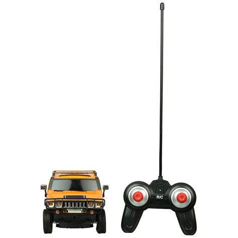 Buy TurboS 1:24 Remote Control Hummer H2 Licensed Toys Car, Yellow ...