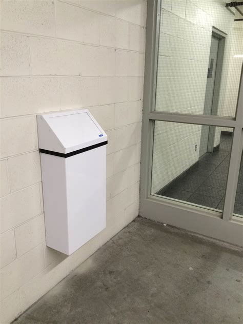 Wall Mounted Garbage Receptacle – BC Site Service