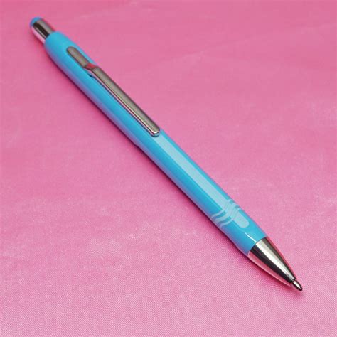 Schneider Blue with Light Blue Color Body With Silver Clip Medium Tip ...