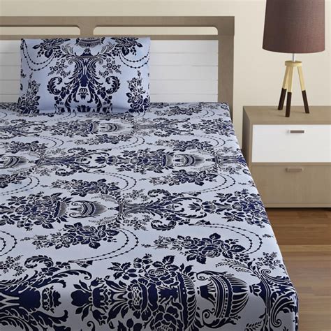 Buy SWAYAM Sparkle Printed 2-Pc. Single Bedsheet Set - 150 x 225 cm ...
