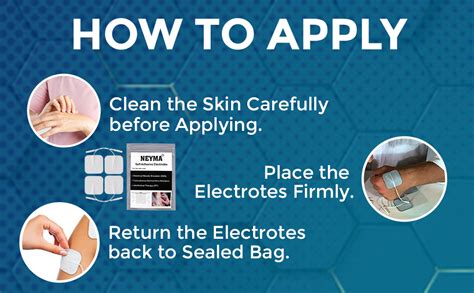 NEYMA Self Adhesive Electrode Pads for Electronic Stimulator,IFT,Tens ...