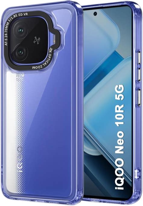 TheGiftKart Hybrid Shockproof Back Cover Case for iQOO Neo 10R 5G ...