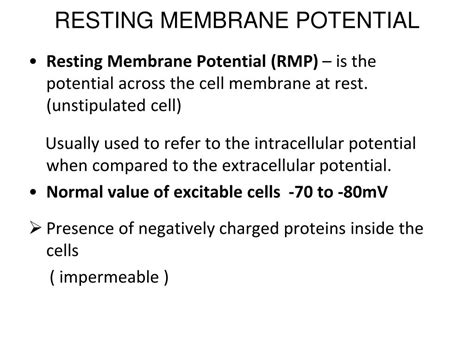 Image result for Negative Membrane Potential
