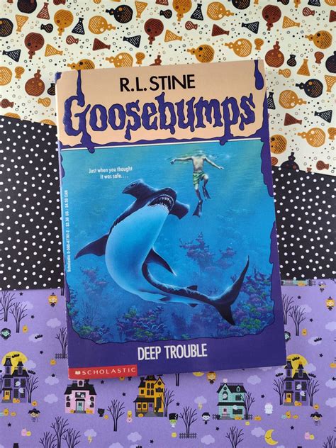 Vintage 1990's R.L. Stine Goosebumps #19, Deep Trouble Softcover - Etsy