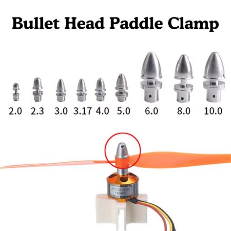 Buy Durable RC Aluminum Bullet Propeller Adapter | Makerbazar
