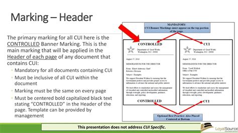PPT - Marking & Protecting Controlled Unclassified Information (CUI ...