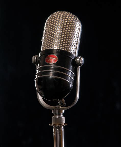 Old School Radio Microphone
