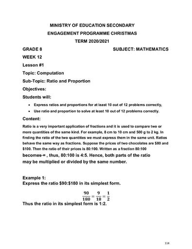 Image result for Grade 8 Maths 12 Lesson