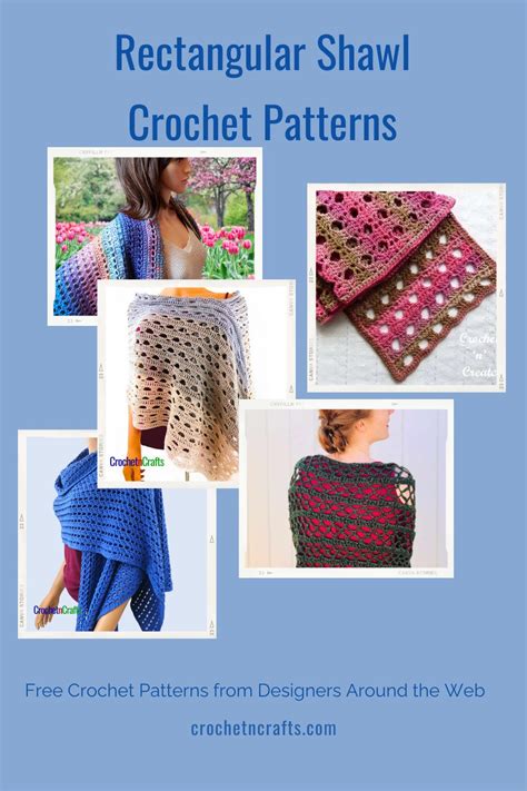 Crochet Rectangular Shawl 的图像结果