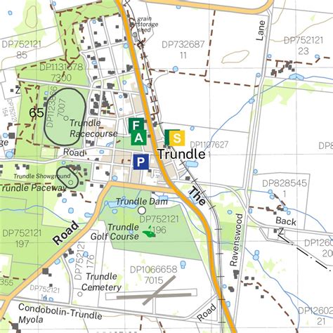 Trundle 8432-S Map by NSW Government Spatial Services | Avenza Maps