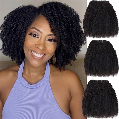 Amazon.com : Beauty Youth Afro Kinky Curly Clip in Hair Extensions Afro ...