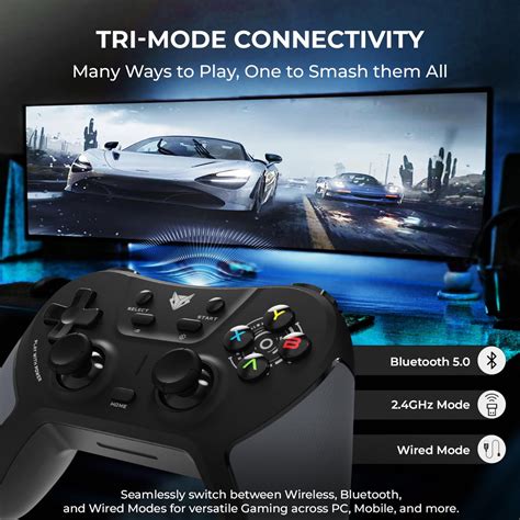 EvoFox One S Universal 3-Mode Wireless Gaming Controller, HallSense ...